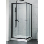 Semi-Frameless Corner Sliding Door Shower Screen Rossi- A * B